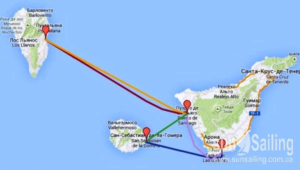 Яхтенный поход по следам Колумба - Канарские острова