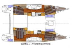 Orana 44,  3 / 4 кают(ы)
