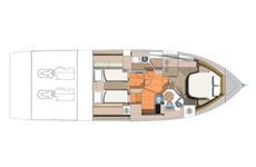 Cranchi Atlantique 43 Fly,  2 кают(ы)