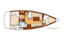 Beneteau Oceanis 31,  2 кают(ы)