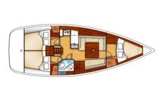 Beneteau Oceanis 37,  2 / 3 кают(ы)