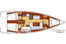 Beneteau Oceanis 41,  2 / 3 кают(ы)