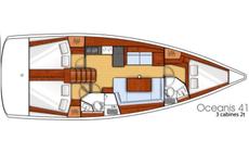 Beneteau Oceanis 41,  2 / 3 кают(ы)