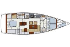 Hanse 495,  4 кают(ы)