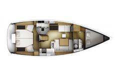 Sun Odyssey 41 DS,  2 кают(ы)