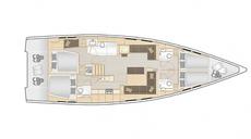 Hanse 548,  3 / 4 кают(ы), 2019 г. выпуска 