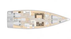 Hanse 588,  3 / 4 кают(ы), 2019 г. выпуска 